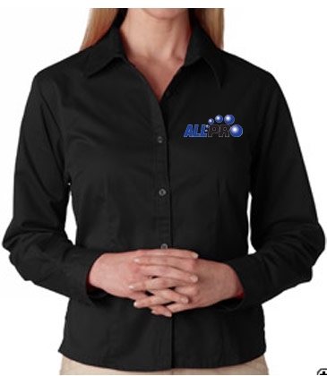 UltraClub Ladies' Whisper Twill Shirt
