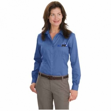 Red House® - Ladies Nailhead Non-Iron Button-Down Shirt