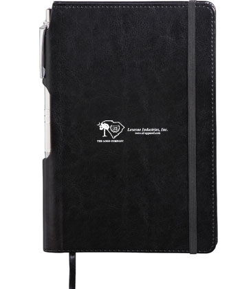 6" x 8.5" Viola Bound Notebook with Pen