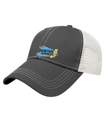 Structured Contrast Stitching & Mesh Back Cap