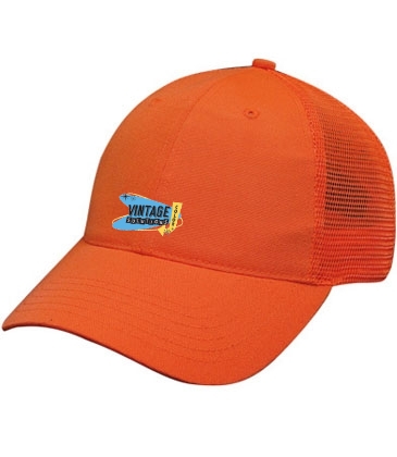 Solid Color Mesh Back Camo Cap