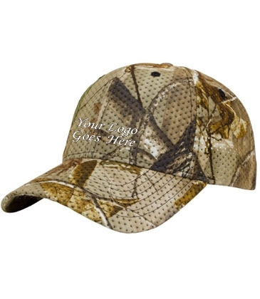 Polyester Large Mesh Camo Cap