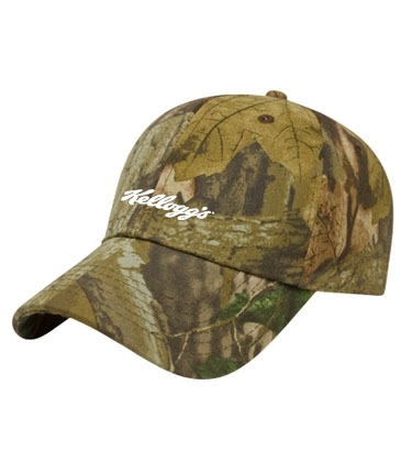 Six Panel Unstructured Camo Cap