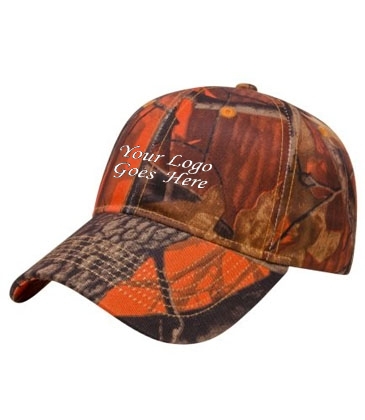 Orange Ridge Camo Cap