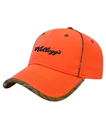 Piping & Visor Accent Camo Cap