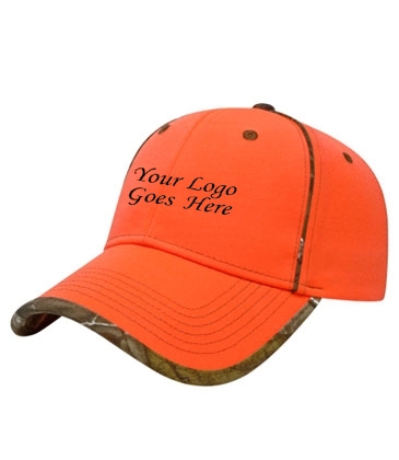 Piping & Visor Accent Camo Cap