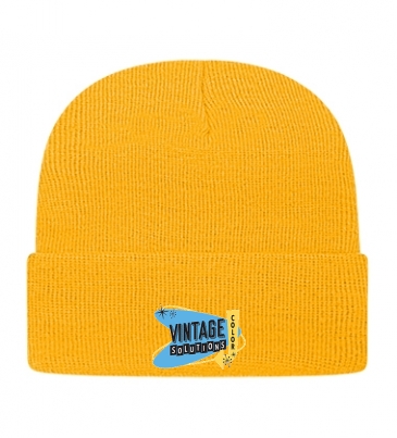 USA Made Knit Cap With Cuff