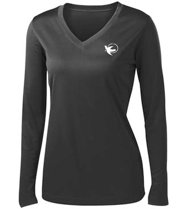 Sport-Tek® Ladies Long Sleeve V-Neck Competitor™ Tee