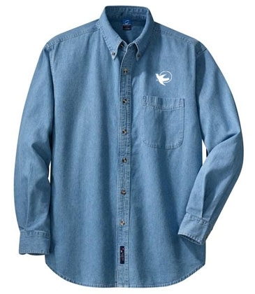 Port & Company® - Long Sleeve Value Denim Shirt