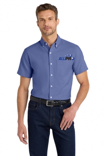 Port Authority® Short Sleeve SuperPro™ Oxford Shirt