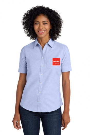 Port Authority® Ladies Short Sleeve SuperPro™ Oxford Shirt