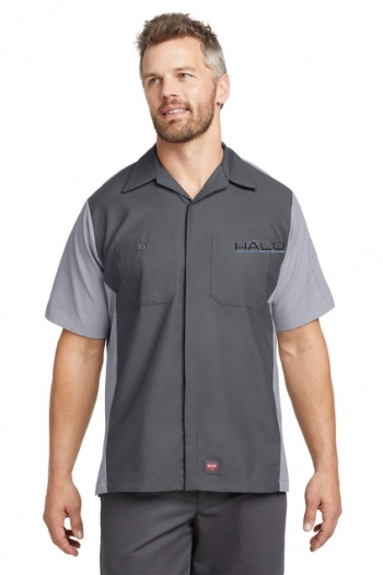 Red Kap® Short Sleeve Ripstop Crew Shirt
