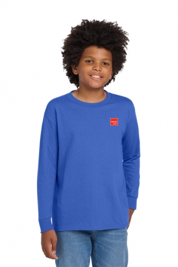 Gildan® Youth Heavy Cotton™ 100% Cotton Long Sleeve T-Shirt