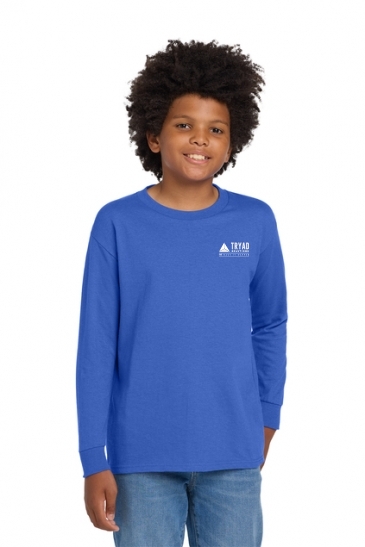 Gildan® Youth Heavy Cotton™ 100% Cotton Long Sleeve T-Shirt