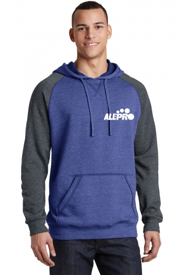 District® Young Mens Lightweight Fleece Raglan Hoodie