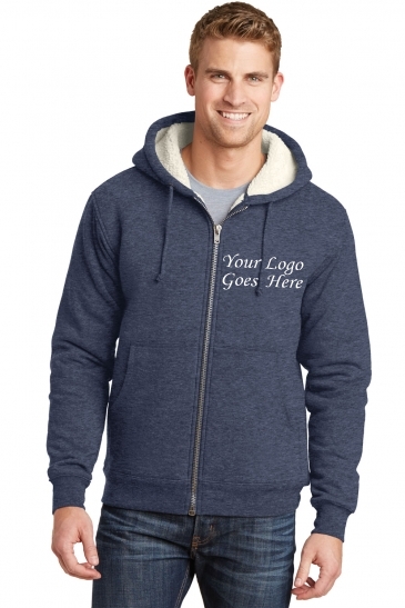 CornerStone® Heavyweight Sherpa-Lined Hooded Fleece Jacket