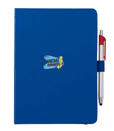 6" x 8.5" Crown Journal with Pen-Stylus