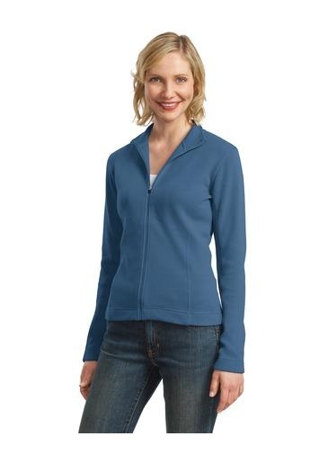 Port Authority Ladies Flat Back Full Zip Jacket
