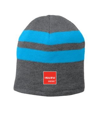 Port & Company® Fleece-Lined Striped Beanie Cap