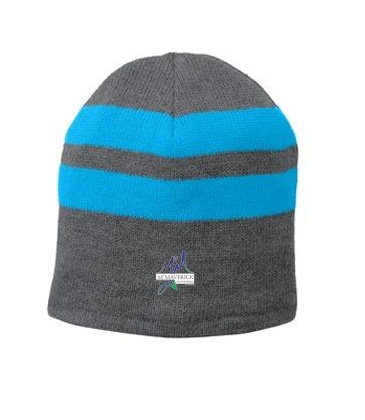 Port & Company® Fleece-Lined Striped Beanie Cap