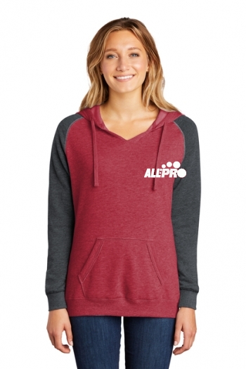 District® Juniors Lightweight Fleece Raglan Hoodie