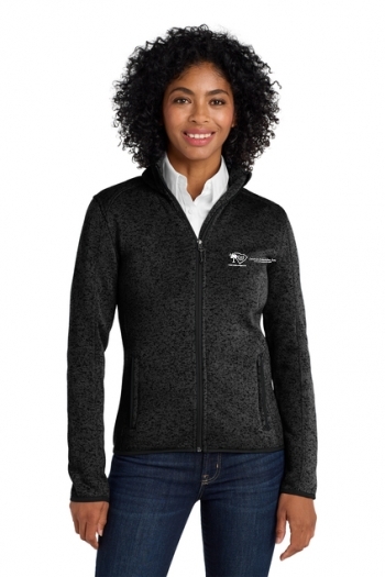 Port Authority® Ladies Sweater Fleece Jacket