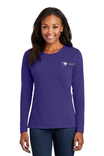 Port & Company® Ladies Long Sleeve Core Cotton Tee