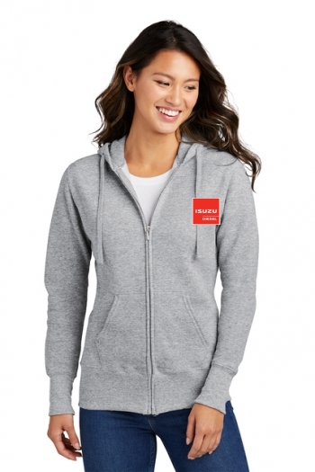 Port & Company® Ladies Core Fleece Full-Zip Hooded Sweatshirt