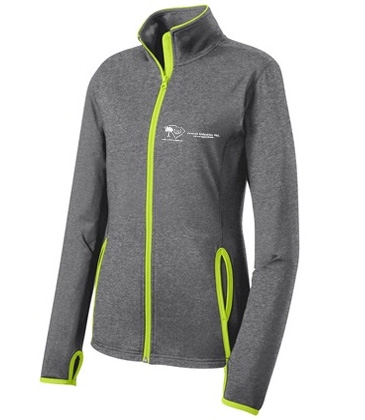Sport-Tek® Ladies Sport-Wick® Stretch Contrast Full-Zip Jacket