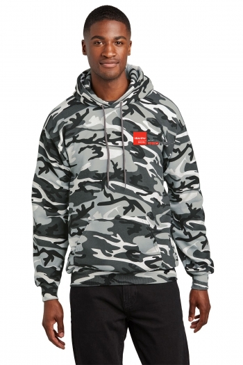 Port & Company® Core Fleece Camo Pullover Hooded Sweatshirt
