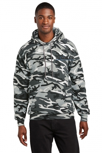 Port & Company® Core Fleece Camo Pullover Hooded Sweatshirt