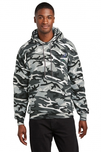 Port & Company® Core Fleece Camo Pullover Hooded Sweatshirt
