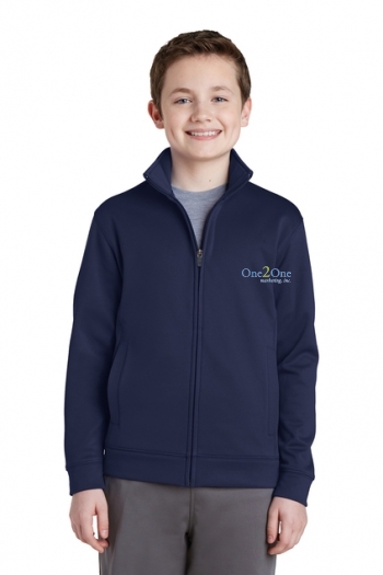 Sport-Tek® Youth Sport-Wick® Fleece Full-Zip Jacket