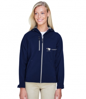North End Ladies' Prospect Two-Layer Fleece Bonded Soft Shell Hoo