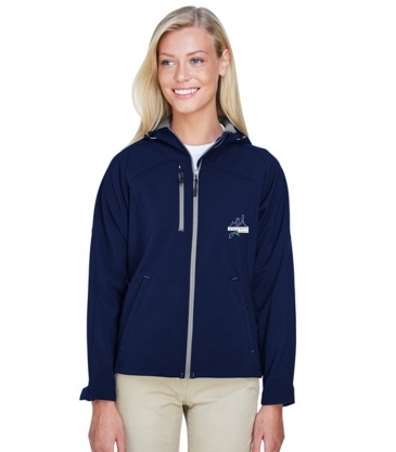 North End Ladies' Prospect Two-Layer Fleece Bonded Soft Shell Hoo