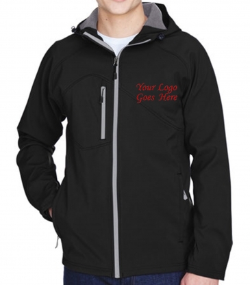 North End Men's Prospect Two-Layer Fleece Bonded Soft Shell Hoode
