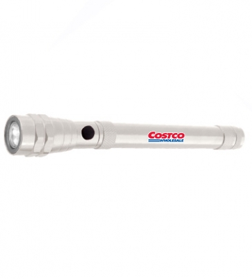 Telescopic Aluminum Flashlight With Magnet