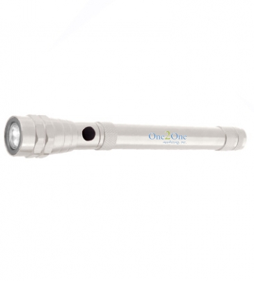 Telescopic Aluminum Flashlight With Magnet