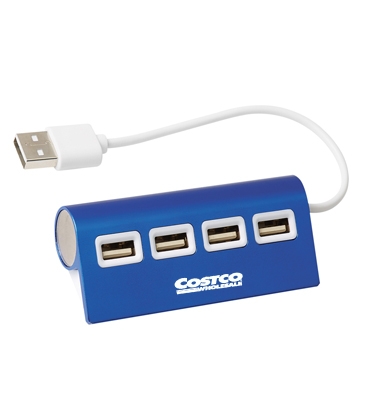 4-Port Aluminum Wave USB Hub
