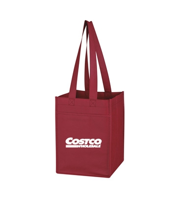 Non-Woven 4 Bottle Wine Tote Bag