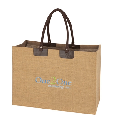 Jumbo Jute Tote Bag