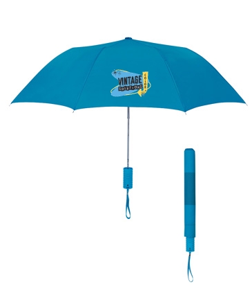 42" Arc Neon Telescopic Folding Umbrella