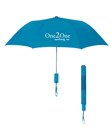 42" Arc Neon Telescopic Folding Umbrella