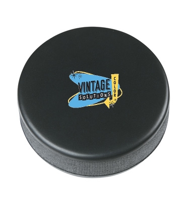 Hockey Puck Shape Stress Reliever