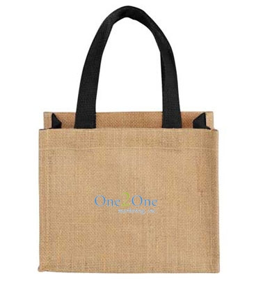 Mini Jute Gift Tote
