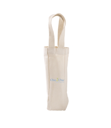 Liberty Bags Single Bottle Wine Tote