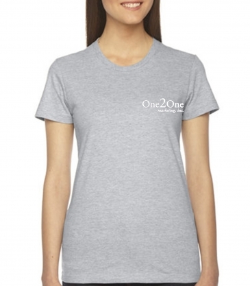 Ladies' Fine Jersey USA Made Short-Sleeve T-Shirt