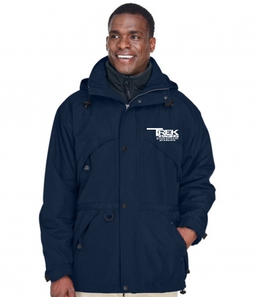 North End Adult 3-in-1 Parka with Dobby Trim