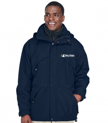 North End Adult 3-in-1 Parka with Dobby Trim