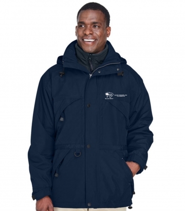 North End Adult 3-in-1 Parka with Dobby Trim